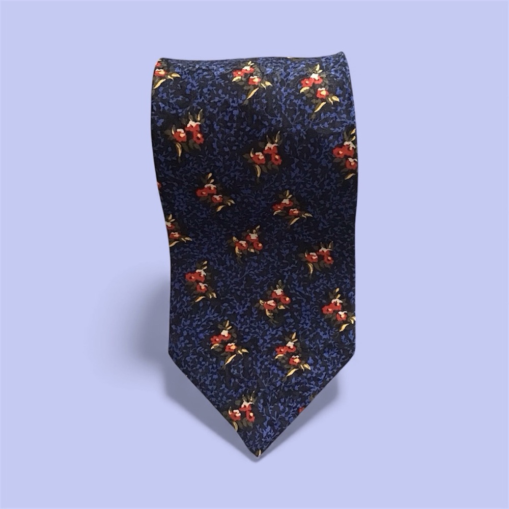 Vintage EUC Christian Dior Monsieur Floral tie
